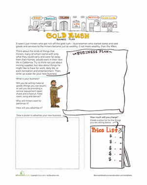 Gold Rush Business Plan