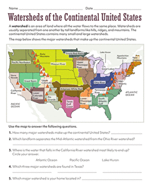 Watersheds of the Continental United States