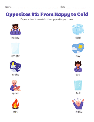 Opposites #2: From Happy to Cold