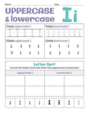 Uppercase and Lowercase Letters: Ii