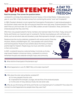 Juneteenth: A Day to Celebrate Freedom