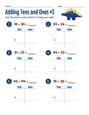 Adding Tens and Ones #2