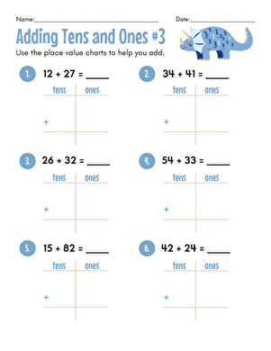 Adding Tens and Ones #3
