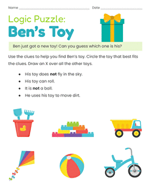 Logic Puzzle: Ben's New Toy