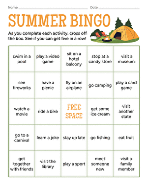 Summer Bingo