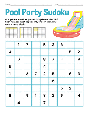 Pool Party Sudoku