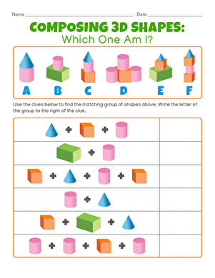 Composing 3D Shapes: Which One Am I?