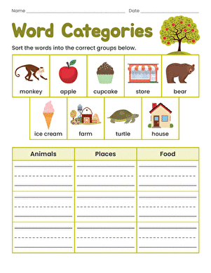 Word Categories