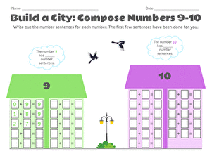Build a City: Compose Numbers 9–10