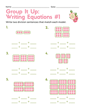 Group It Up: Writing Equations #1