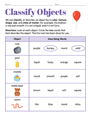 Classify Objects