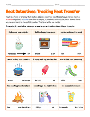 Heat Detectives: Tracking Heat Transfer