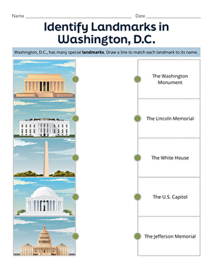 Identify Landmarks in Washington, D.C.