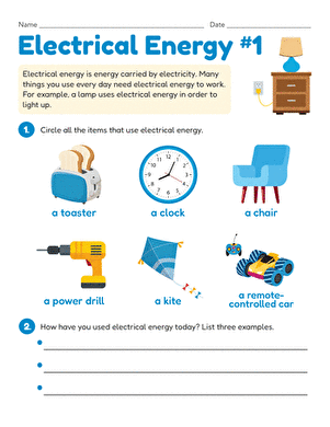 Work and Energy | Activity | Education.com