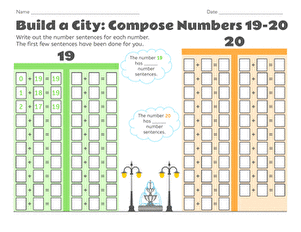 Build a City: Compose Numbers 19–20