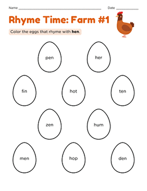 Rhyme Time: Farm #1