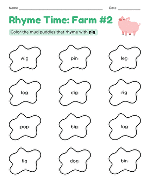 Rhyme Time: Farm #2
