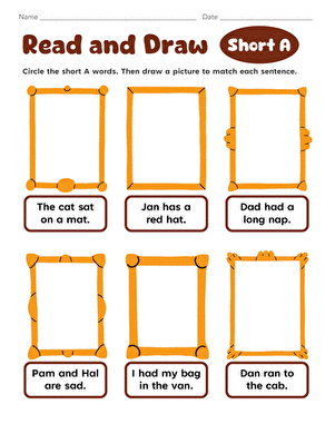 Read and Draw: Short A