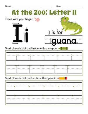 At the Zoo: Letter Ii