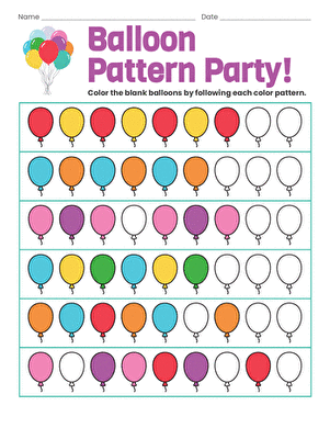 Balloon Pattern Party!