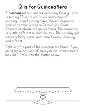 Q is for Quinceanera