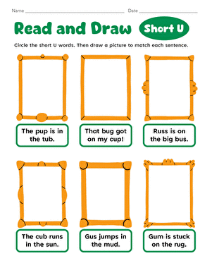 Read and Draw: Short U