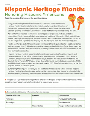 Hispanic Heritage Month: Honoring Hispanic Americans large image