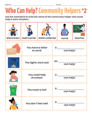 Who Can Help? Community Helpers #2