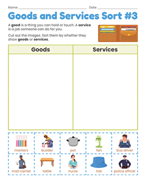 Goods and Services Sort #3