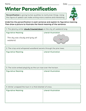 Winter Personification