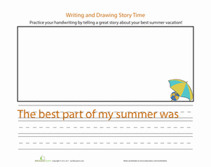 Practice Handwriting: Summer