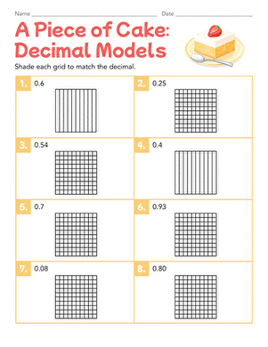 A Piece of Cake: Decimal Models