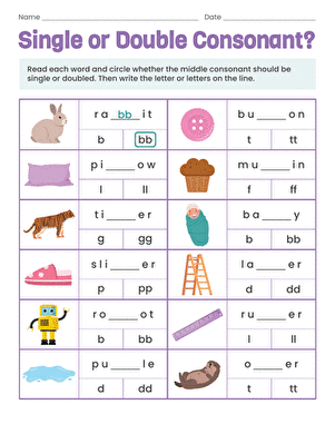 Single or Double Consonant?