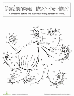 Octopus Dot-to-Dot