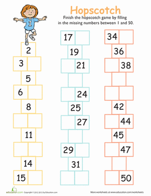 Hop to the Missing Numbers
