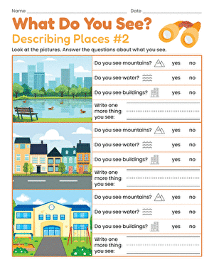 What Do You See? Describing Places #2