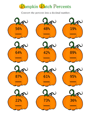 Percents to Decimals