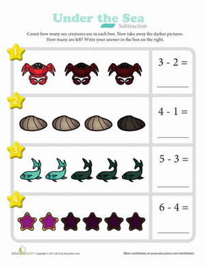 Under the Sea Subtraction