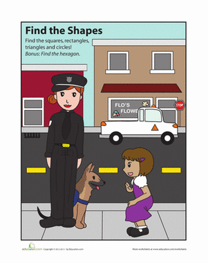 Shape Challenge: Policewoman