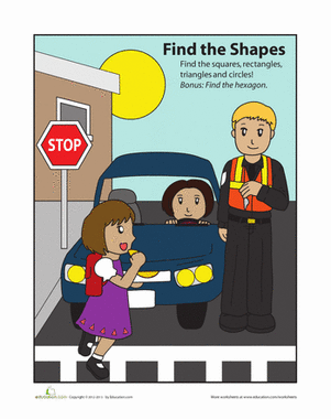 Shape Challenge: Crossing Guard