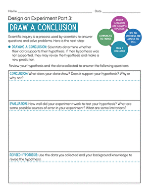 Design an Experiment Part 3: Draw a Conclusion