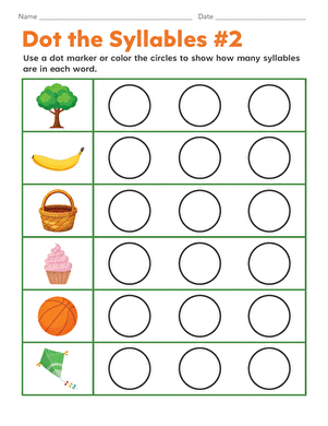 Dot the Syllables #2