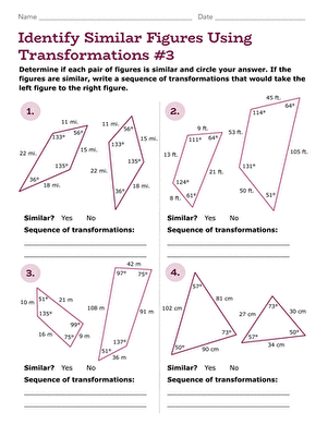 Identify Similar Figures Using Transformations #3