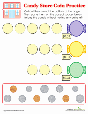 Candy Store Coin Practice #1