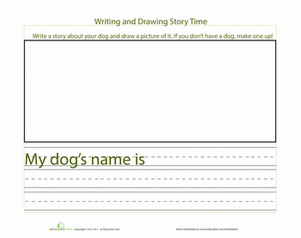 Write and Draw Story Time: Dog