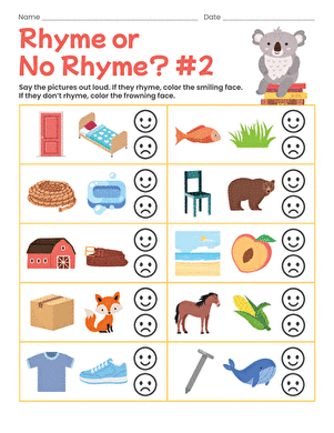 Rhyme or No Rhyme? #2