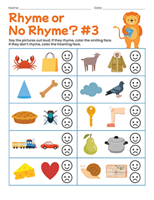 Rhyme or No Rhyme? #3