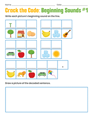 Crack the Code: Beginning Sounds #1