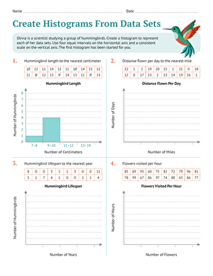 Create Histograms From Data Sets