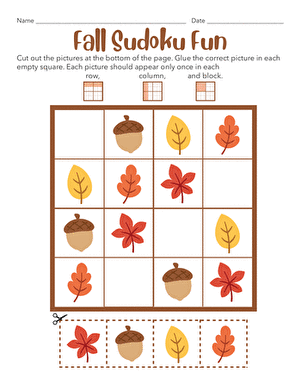 Fall Sudoku Fun